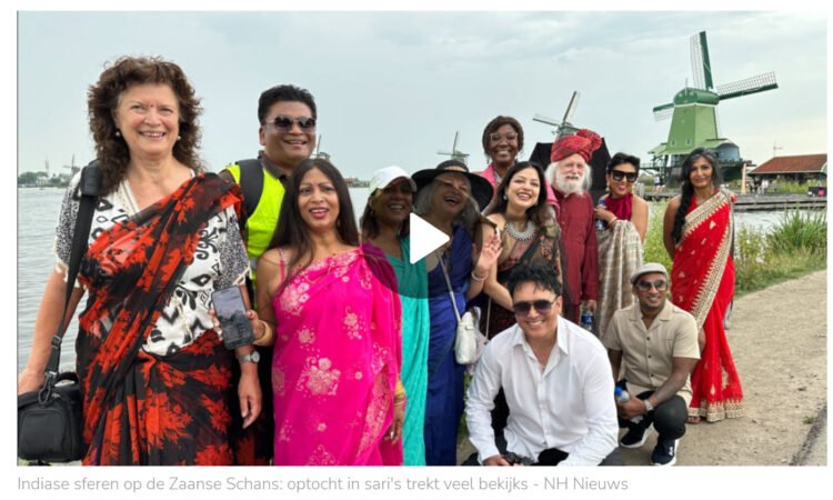 Indiase sferen op de Zaanse Schans: SARI WALK 2025