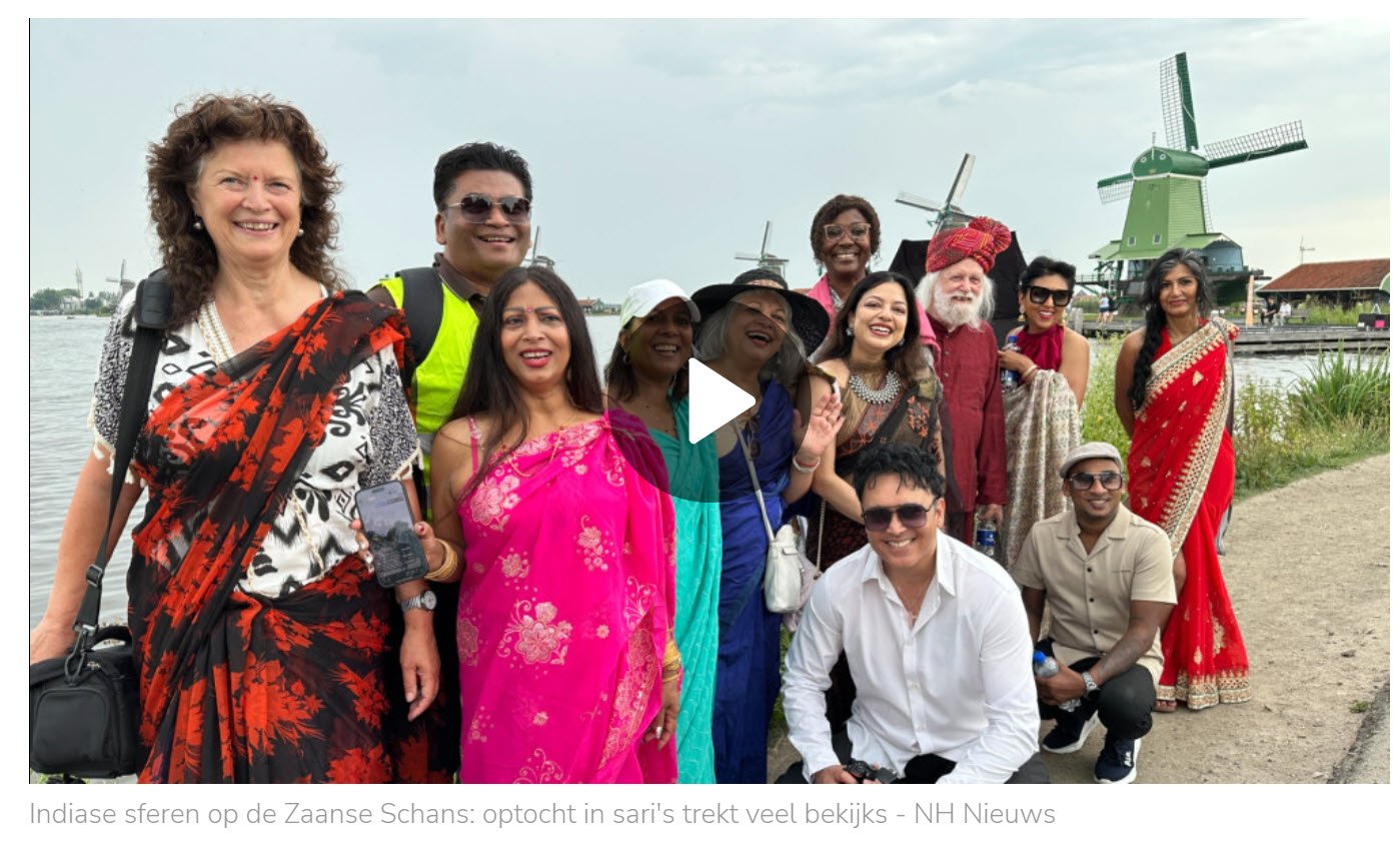 Indiase sferen op de Zaanse Schans: SARI WALK 2025